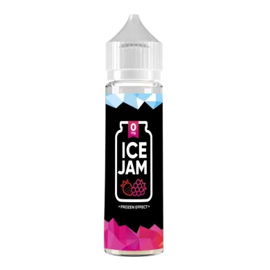 Жидкость для электронных сигарет Ice Jam - Raspberry Strawberry 0 mg 60 ml - фото 1