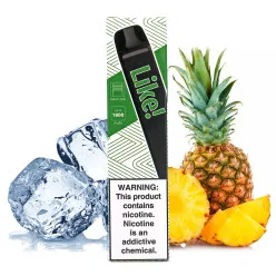 Одноразовая Pod система Joyetech - Like! 1800 50 мг 900 мАч (Pineapple Ice)