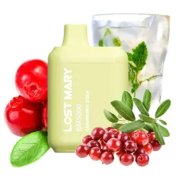 Одноразовая Pod система Lost Mary BM5000 50 мг (Cranberry Soda)