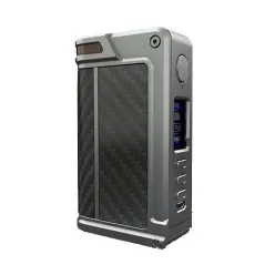 Бокс мод Lost vape - Paranormal DNA 250C TC Silver (Black Grey Kevlar+Carbon Fiber)