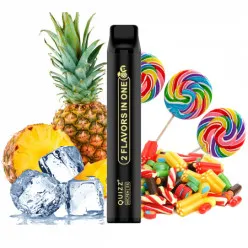 Одноразовая Pod система Quizz - NICPEN 1800 2 in 1 50mg 900mAh (Pineapple Ice - Gummy Bear)