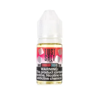 Жидкость для электронных сигарет на солевом никотине Twst Salt - Strawberry Crush Ice 50 mg 30 ml - фото 1