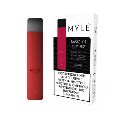 Под система MYLE - Device Basic Kit 240mah (Ruby Red) - фото 1