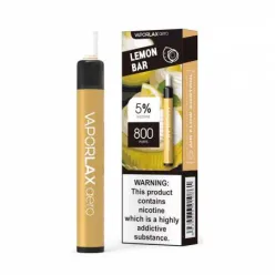 Одноразовая Pod система Vaporlax - Aero 800 = Lemon Bar = 500mah 50mg