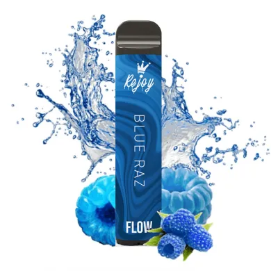 Одноразовая Pod система Rejoy Flow 1600 Disposable Pod Device 850 мАч 50 мг (Голубая малина) - фото 1